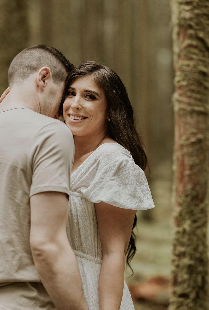Engagement session with Desa & Justin, located in the gorgeous woods of the lower mainland, BC