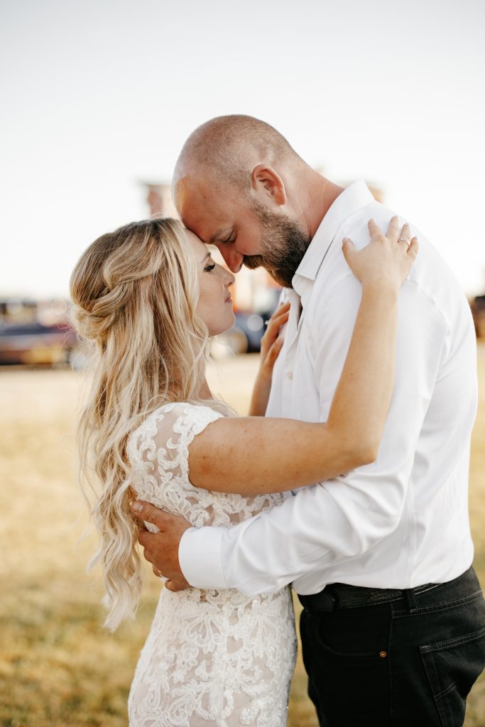 Tia + Travis sunset wedding shoot