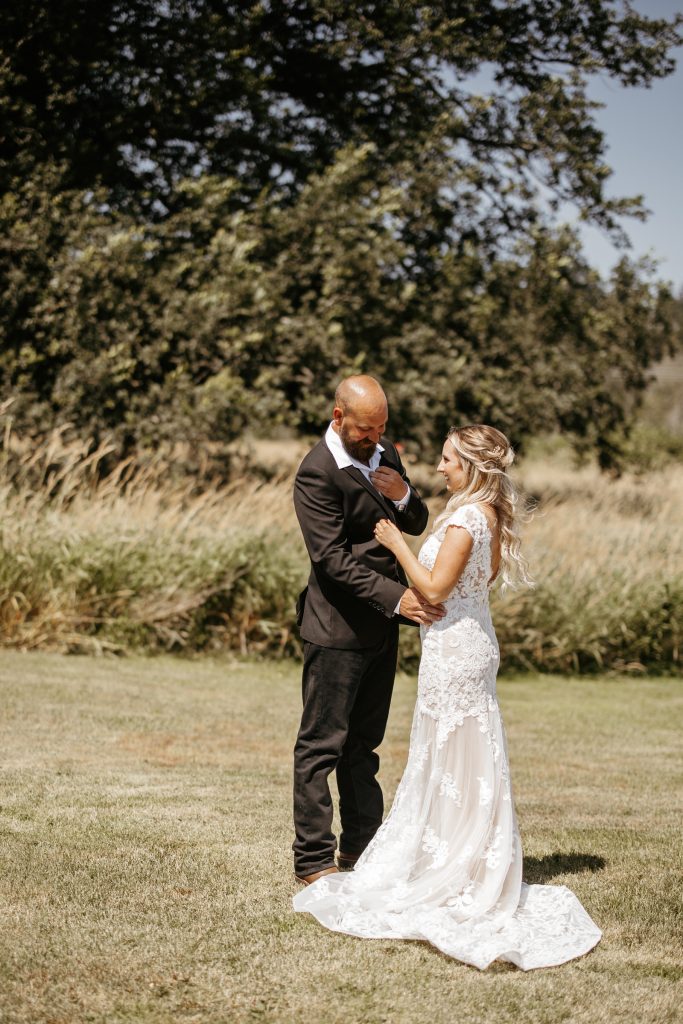 Tia + Travis summer wedding with Kate Paterson Photography