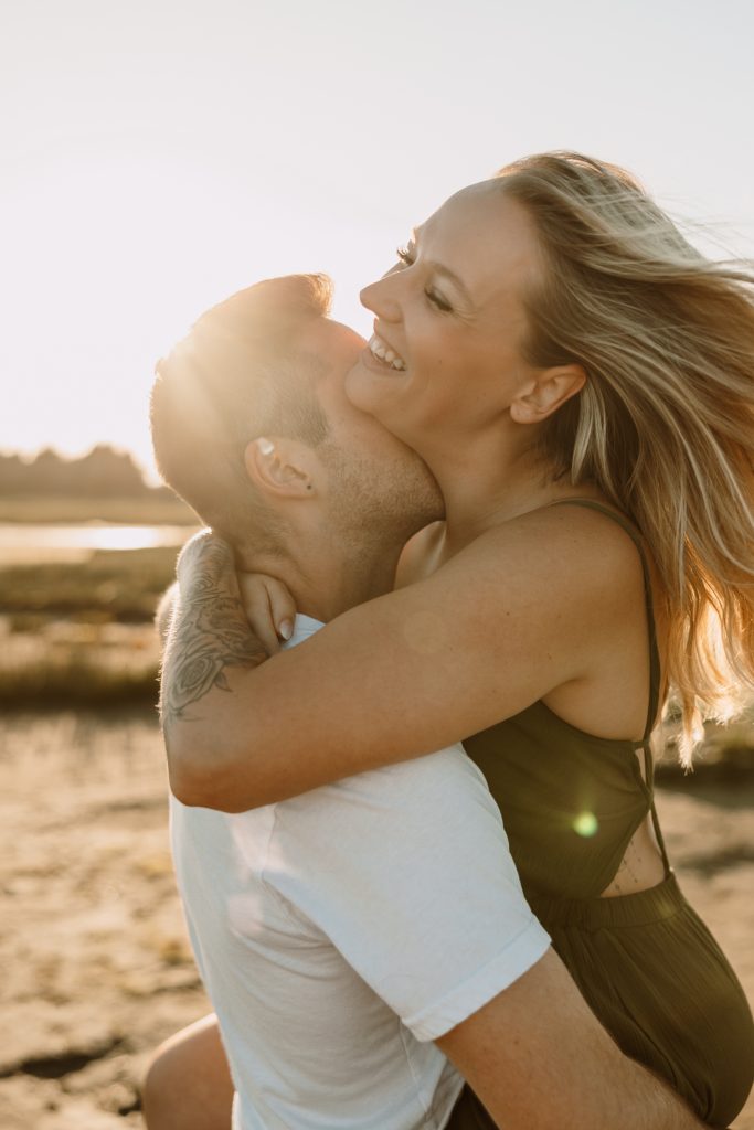 Engagement photoshoot Vancouver BC on the beaches of White Rock Lower Mainland