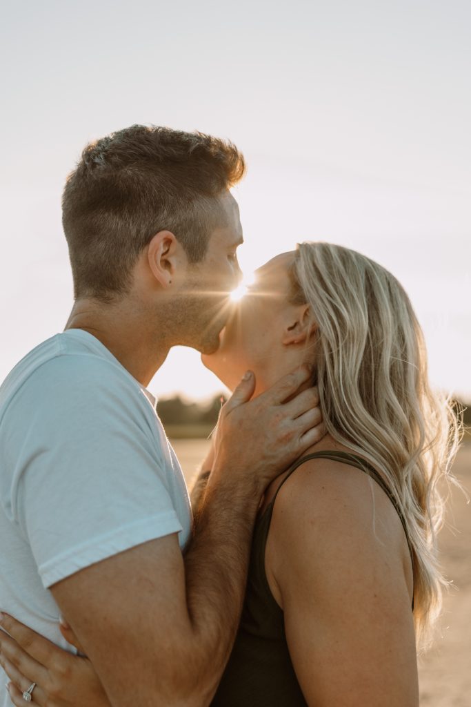 Engagement photoshoot Vancouver BC on the beaches of White Rock Lower Mainland