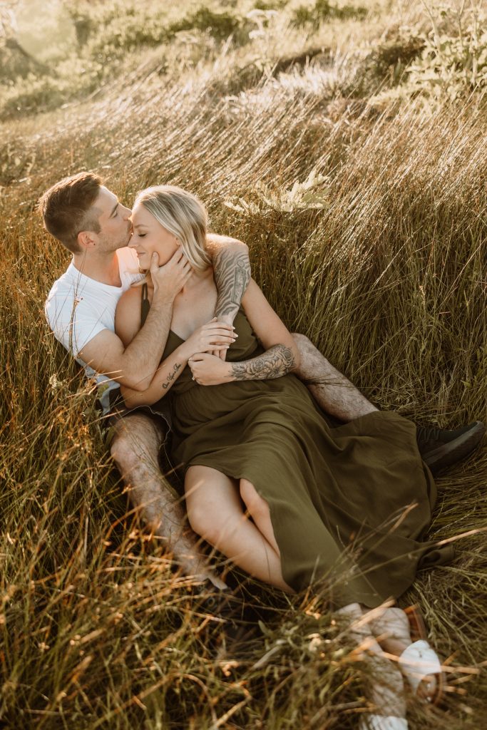 Engagement photoshoot Vancouver BC on the beaches of White Rock Lower Mainland