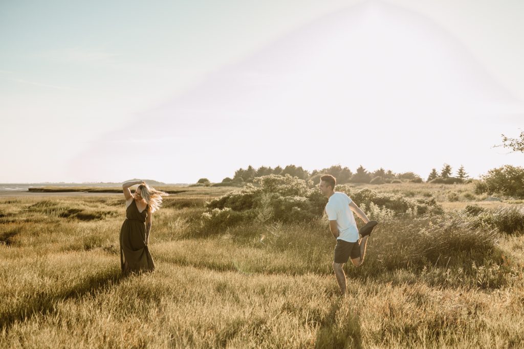 Engagement photoshoot Vancouver BC on the beaches of White Rock Lower Mainland