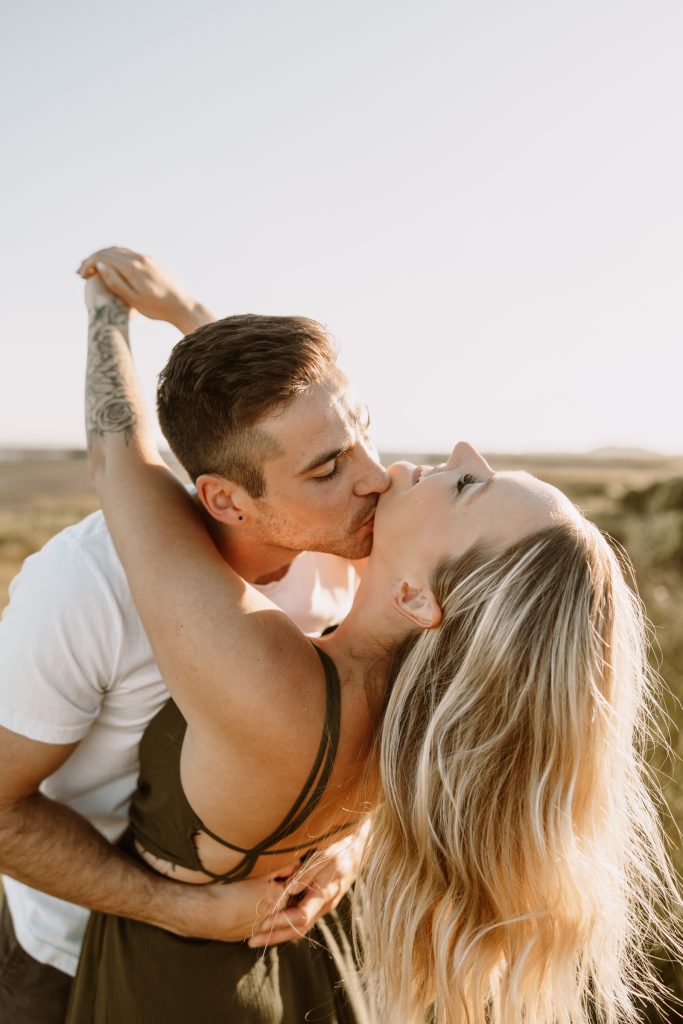 Engagement photoshoot Vancouver BC on the beaches of White Rock Lower Mainland