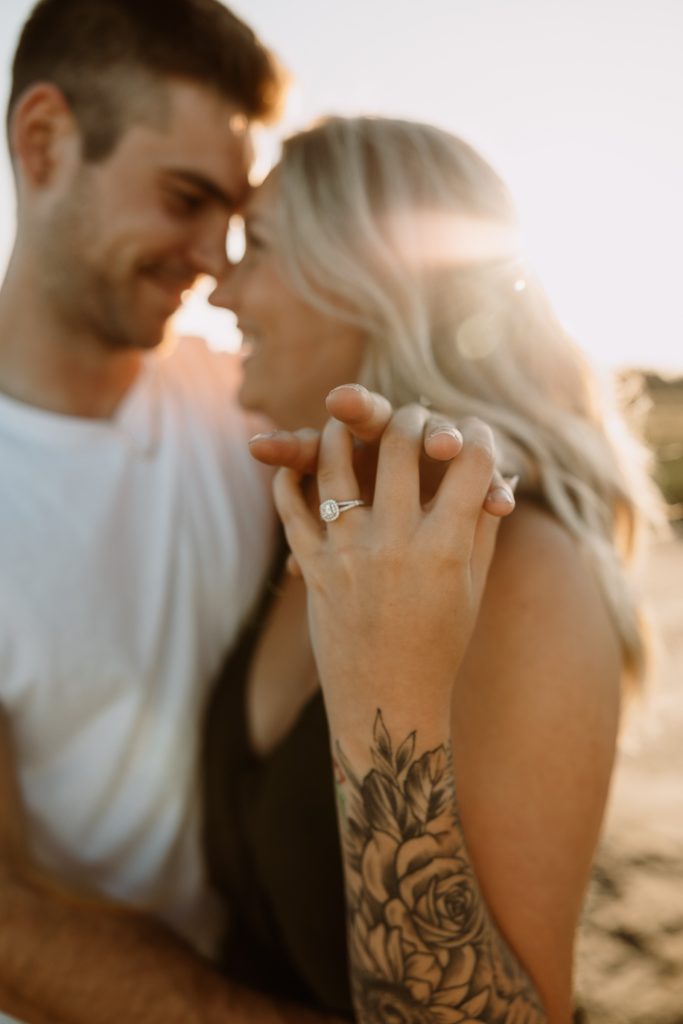 Engagement photoshoot Vancouver BC on the beaches of White Rock Lower Mainland