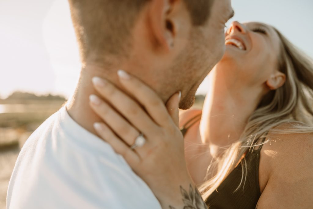 Engagement photoshoot Vancouver BC on the beaches of White Rock Lower Mainland