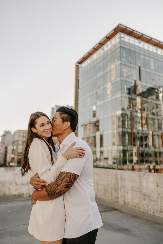 Vancouver surprise proposal on a beautiful autumn day