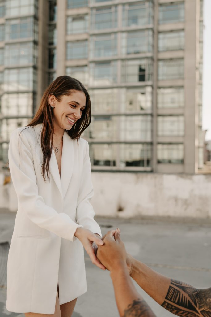 Vancouver surprise proposal on a beautiful autumn day